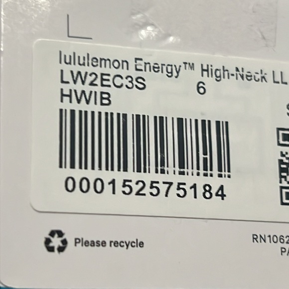 LULULEMON ENERGY HIGH-NECK LONG LINE BRA ZIP BLUE COLOR NWT - Picture 8 of 8